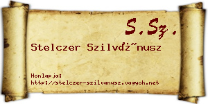 Stelczer Szilvánusz névjegykártya